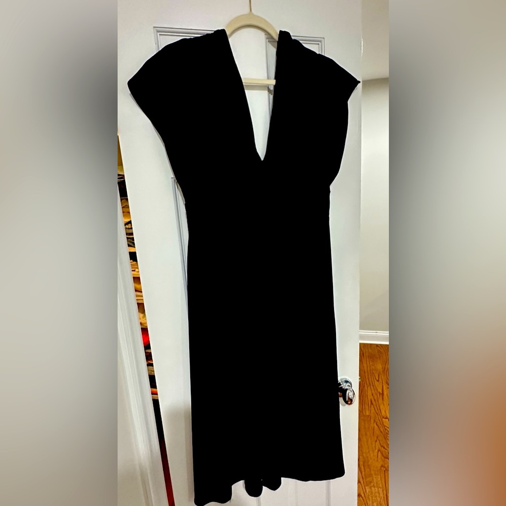 ASOS Open Back Black Dress